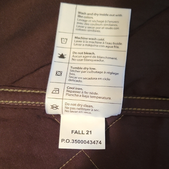 Carhartt Women's Rugged Flex Relaxed Fit Canvas Insulated Vest Size Small Basil - Picture 9 of 9